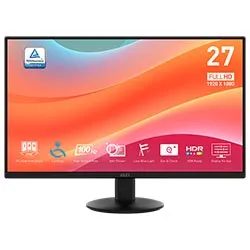 Monitor MSI Pro MP272L 27" Full HD Ips 100HZ / 1MS - Negro