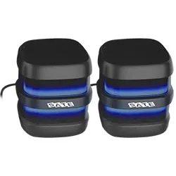 Speaker Satellite AS-92008B Gaming RGB / Bluetooth / USB / Aux - Negro