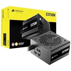 Fuente de Alimentación Corsair CX750M 750W ATX / Semi Modular / Cybenetics Bronze - CP-9020311-BR