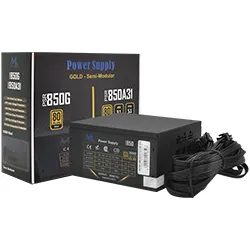 Fuente de Alimentación Mtek PSR850A31 850W ATX / Semi Modular / 80 Plus Gold (ATX 3.1)