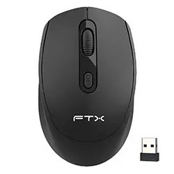 Mouse FTX MW21 Inalámbrico - Negro
