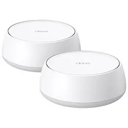 Router TP-Link Deco BE22 Whole Home Mesh BE3600 Dual Band / 2.4GHZ / 5GHZ / Wi-Fi 7 - Blanco (Kit Con 2)