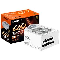 Fuente de Alimentación Gigabyte GP-UD750GM PG5 Ice V2 750W ATX / Modular / 80 Plus Gold - Blanco (ATX 3.1)