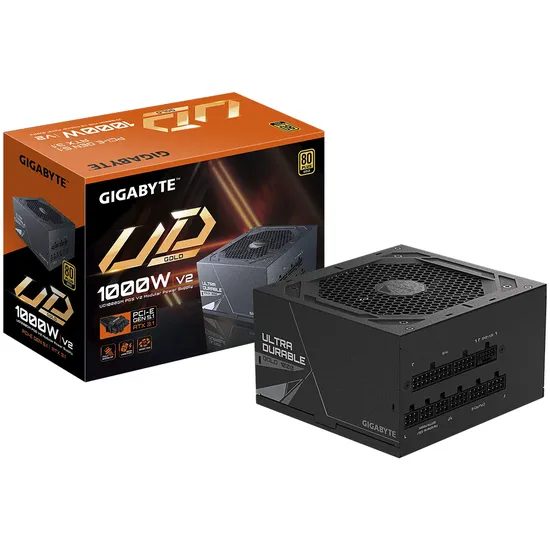 Fuente de Alimetación Gigabyte GP-UD1000GM PG5 V2 1000W ATX / Modular / 80 Plus Gold (ATX 3.1)