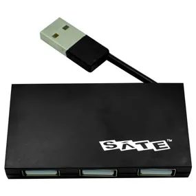 Hub USB 2.0 Satellite A-HUB08 4 Puertos - Negro